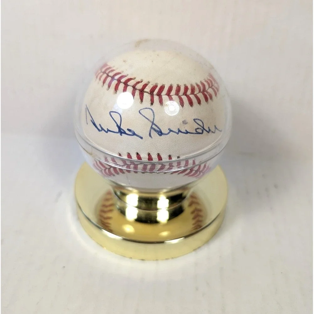 Vintage Duke Snider Signed Baseball NO COA Dodgers MLB Rawlings